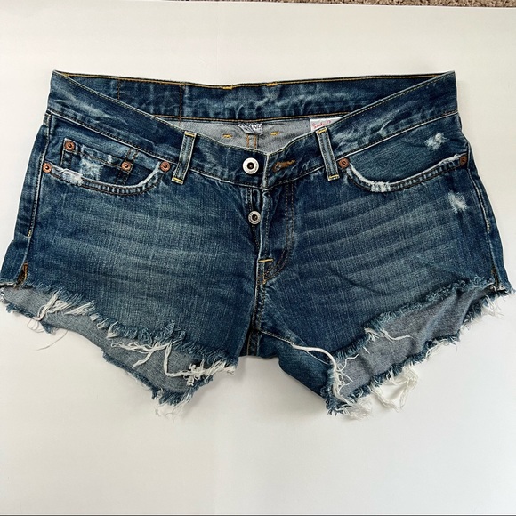 Lucky Brand Pants - Lucky Brand Distressed Cut Off Jean Short Shorts